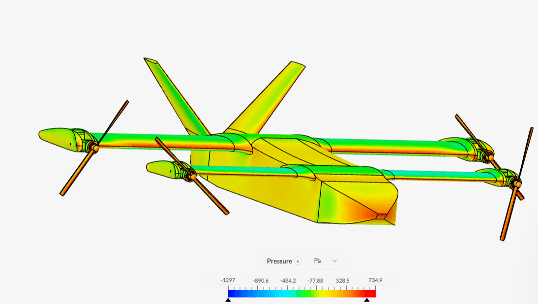 Project Vertex CFD simulation result